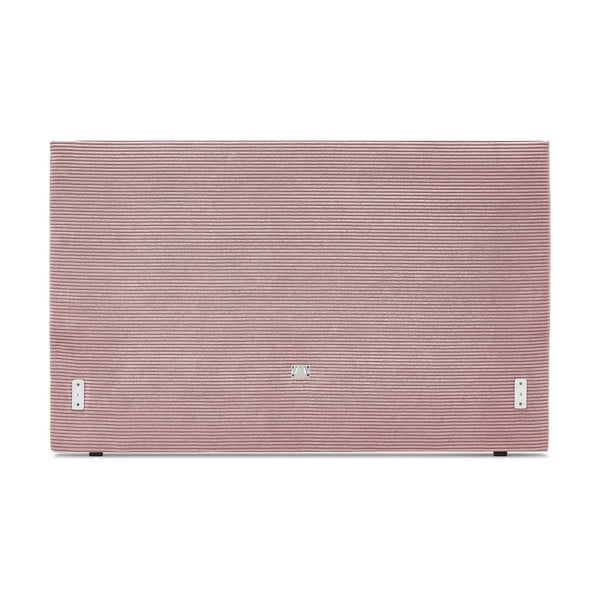 Pat matrimonial 180x200 cm roz tapițat cu somieră Anja – Bobochic Paris-image-3