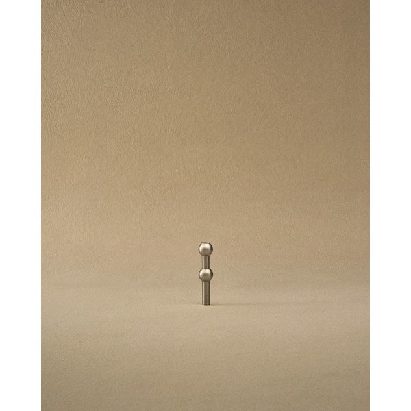 Vază argintiu-mat din metal (înălțime 10 cm) Nagel – STOFF Nagel-image-2