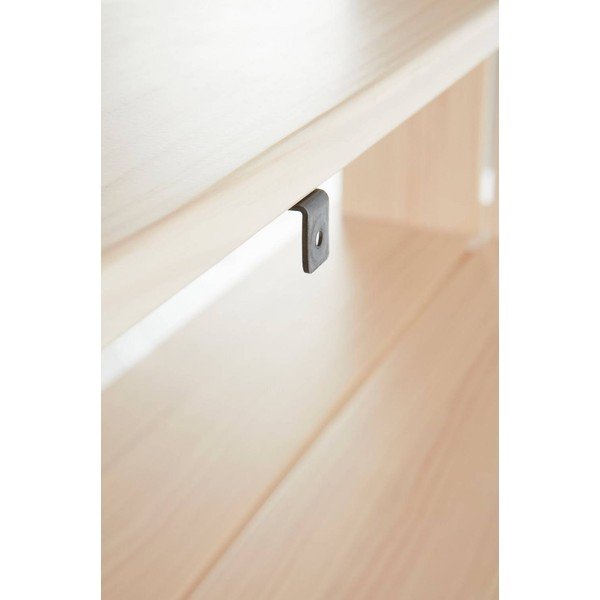 Etajeră în culoare naturală din lemn de pin 140x180x40 cm Tottori – Jotex-image-3