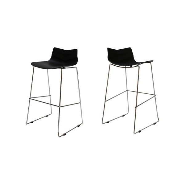  Scaun de bar Canett Louis, negru-image-1