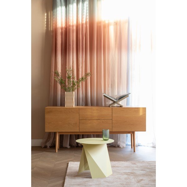 Măsuță auxiliară rotundă din metal 45x46 cm Foldy – Zuiver-image-1