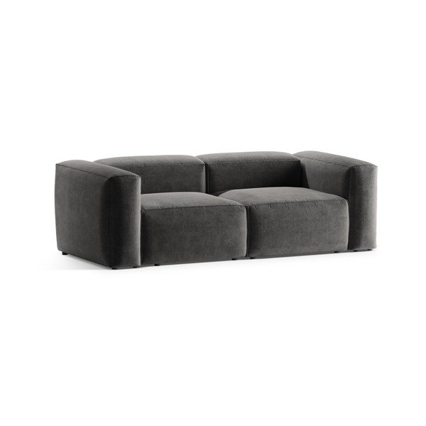 Canapea gri închis 224 cm Bergamo – Cosmopolitan Design-image-2