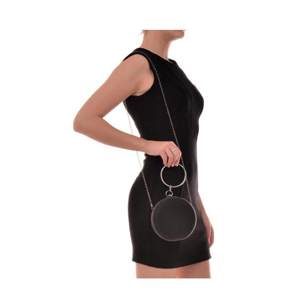 Clutch rotund Sofia Cardoni, negru-image-4