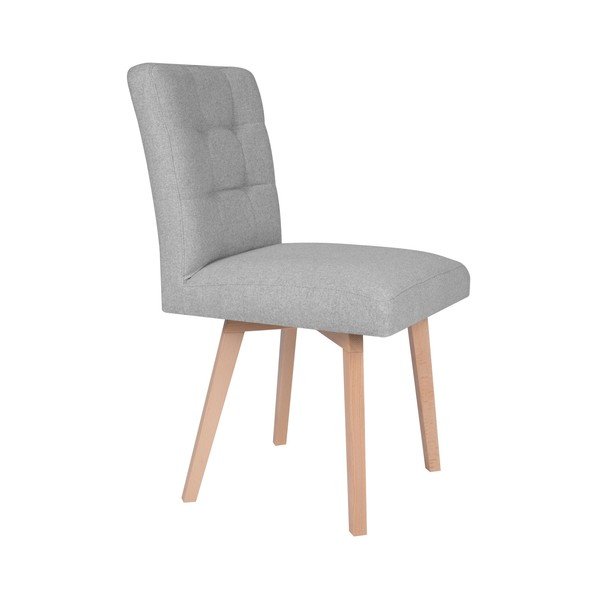 Scaun Mazzini Sofas Tulip, gri deschis-image-1