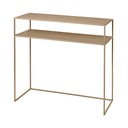 Masă consolă bej din metal 35x85 cm Fera – Blomus