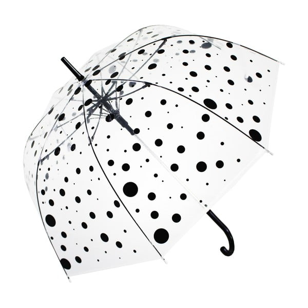 Umbrelă Blooms of London Black Polka Dot