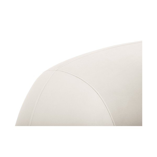 Canapea albă cu tapițerie din catifea 197 cm Santi – Interieurs 86-image-4