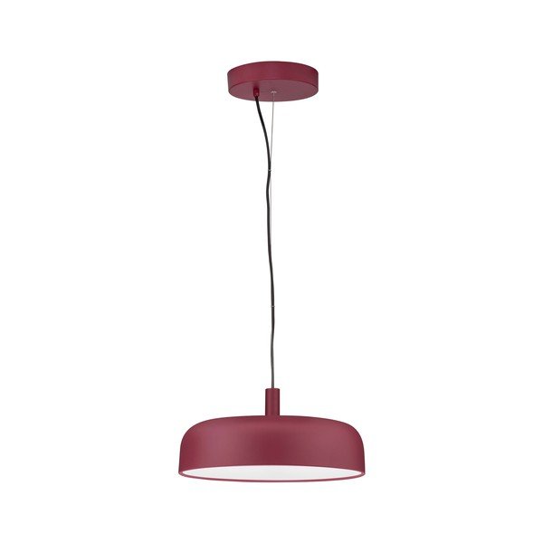 Lustră burgundy LED cu intensitate reglabilă din aluminiu ø 40 cm Noelia – Nova Luce