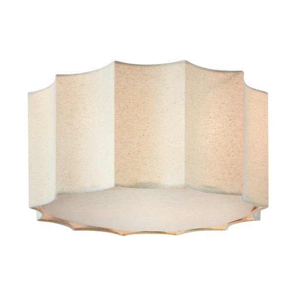 Plafonieră bej din metal cu abajur textil ø 35 cm Olea – Markslöjd