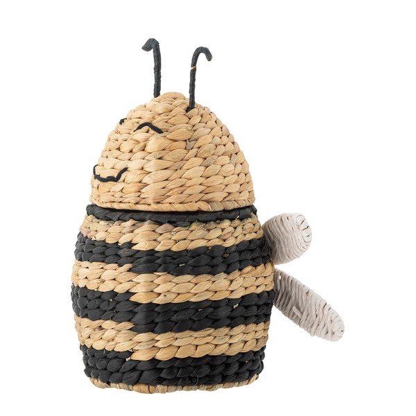 Coș de jucării pentru copii în culoare naturală din zambilă de apă 20x18x30 cm Finn – Bloomingville Mini-image-4