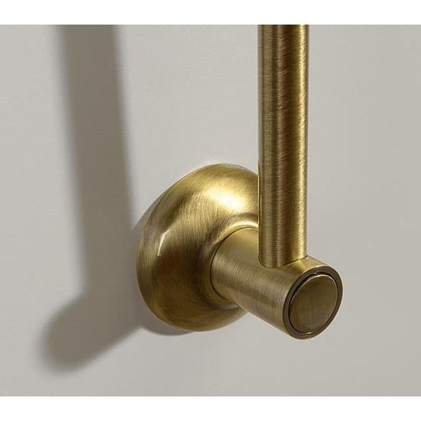 Tijă de duș în culoarea bronzului de montat pe perete din alamă 67 cm cu suport glisant Antea – Sapho-image-2