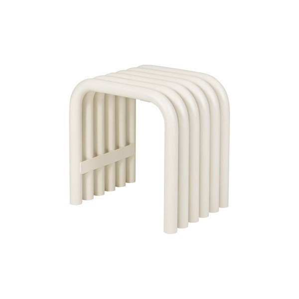 Scaun de grădină bej din metal Nokk – noo.ma