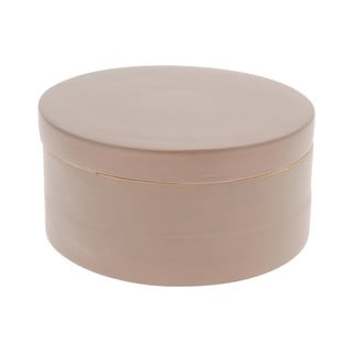 Cutie rotundă din bambus Compactor Bamboo Box, maro deschis