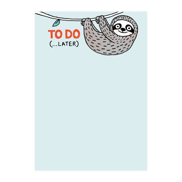 Blocnotes Ohh Deer Sloth To Do, 60 file