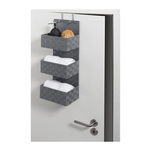 Organizator triplu pentru baie Wenko Adria, gri-image-2