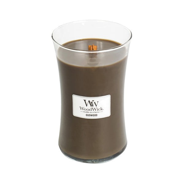 Lumânare parfumată WoodWick, cu aromă de rășină, 609g, 130 ore
