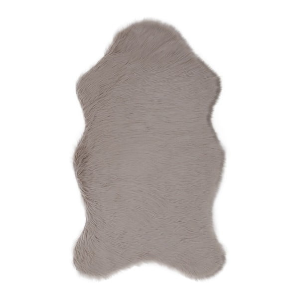 Covor din blană artificială Pelus Grey, 90 x 150 cm, gri