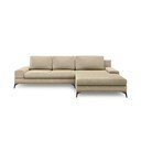 Colțar extensibil cu șezlong pe partea dreaptă Windsor & Co Sofas Planet, bej