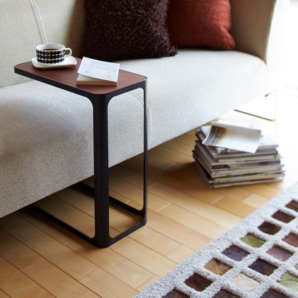 Măsuță pentru laptop / auxiliară YAMAZAKI Frame, negru-image-3