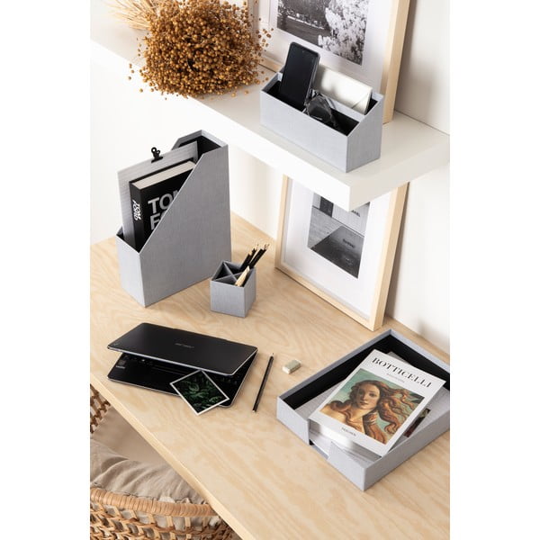 Organizatoare 4 buc. din carton Hugo Canvas Paper Laminate – Bigso-image-1