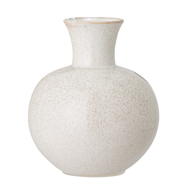 Vas din gresie Bloomingville Irini, înălțime 22,5 cm, alb-image-2