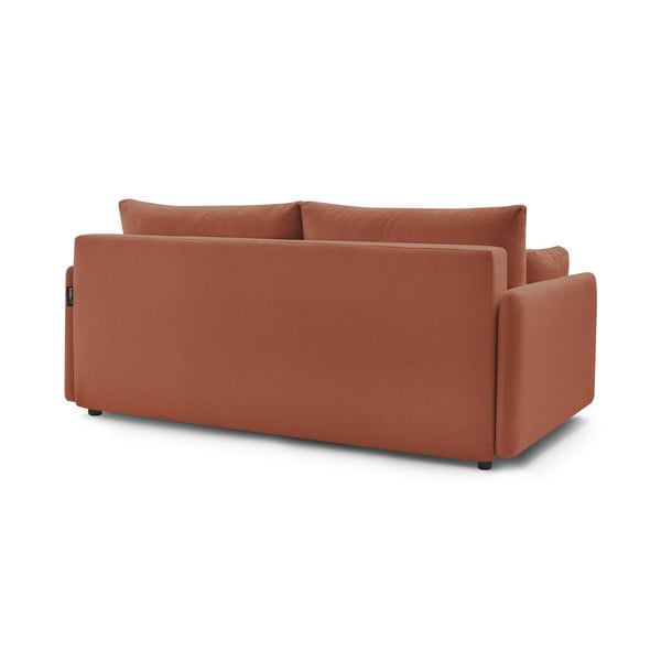 Canapea portocalie extensibilă 211 cm Marcel – Bobochic Paris-image-4