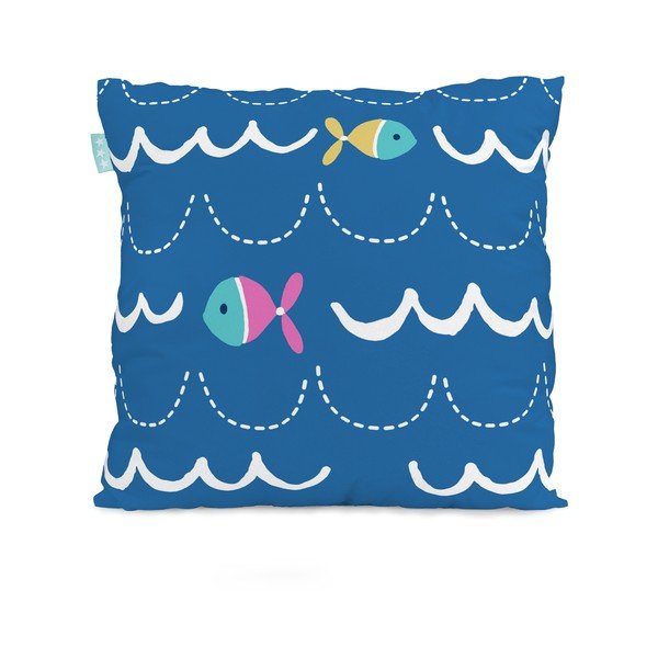 Lenjerie de pat din bumbac pentru copii Moshi Moshi Sea Life, 140 x 200 cm-image-2