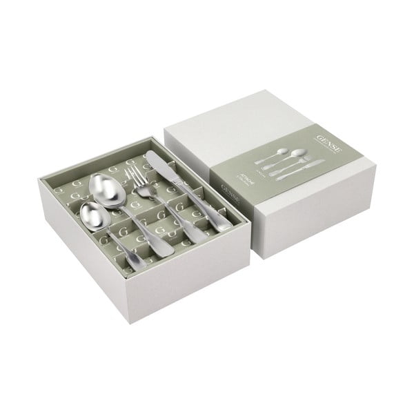 Tacâmuri argintii din oțel inoxidabil 16 buc. Attaché – Gense-image-2