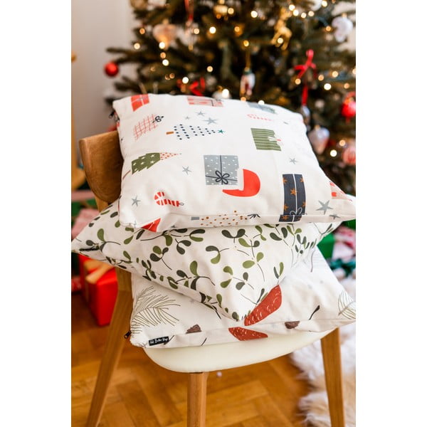 Fețe de pernă 4 buc. 45x45 cm  cu model de Crăciun Santa – Butter Kings-image-1