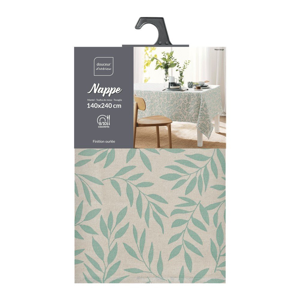 Față de masă potrivit pentru spălare automată 140x240 cm Naya – douceur d'intérieur