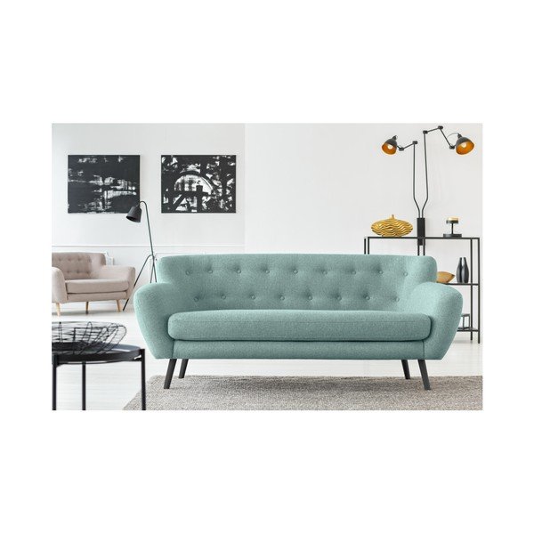 Canapea Cosmopolitan desing Hampstead, 192 cm, verde-image-4