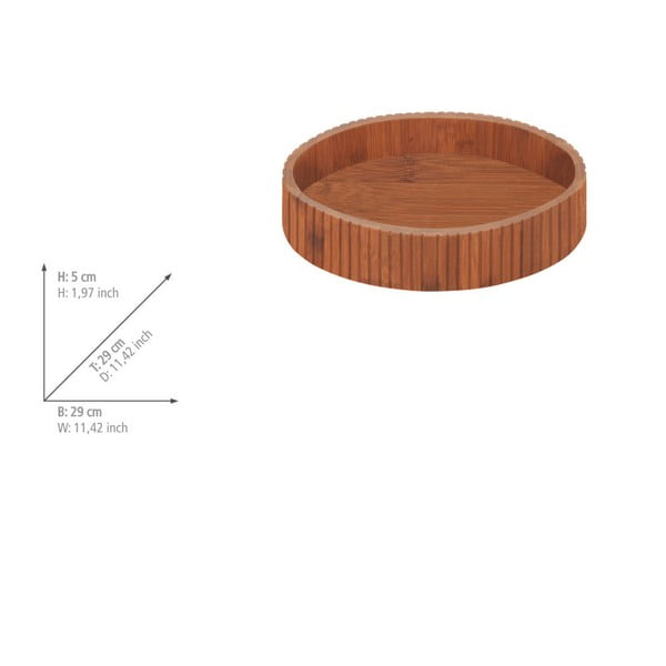 Organizator pentru mirodenii rotativ din bambus ø 29 cm Mera – Wenko-image-1