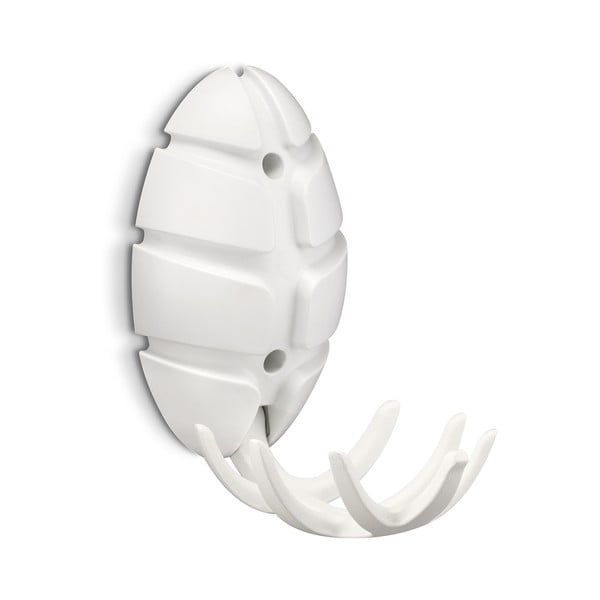 Cârlig alb de montat pe perete din plastic Bug – Spinder Design-image-2