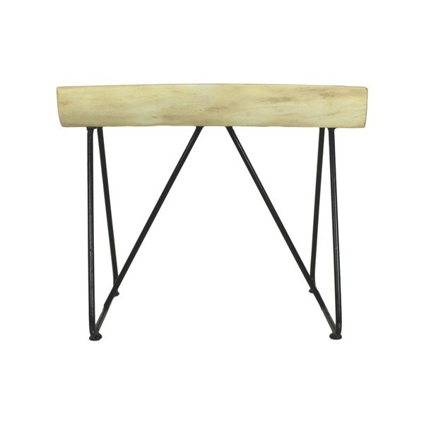 Taburet din lemn de mungur HSM Collection Kruk-image-2