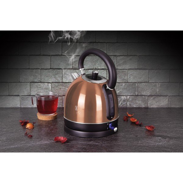 Ceainic electric de 1,8 l Rosegold Metallic Line - BerlingerHaus-image-1