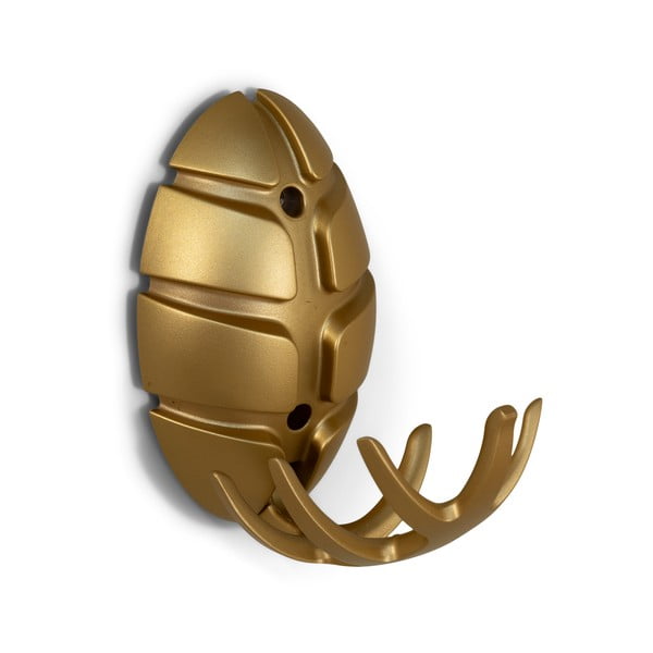 Cârlig auriu de montat pe perete din plastic Bug – Spinder Design-image-2