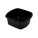 Lighean Addis Rect, 8 l, negru