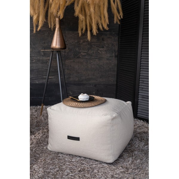 Fotoliu bean bag maro închis cu tapițerie din catifea reiată Softbox MooG – SLOWDOWN-image-1