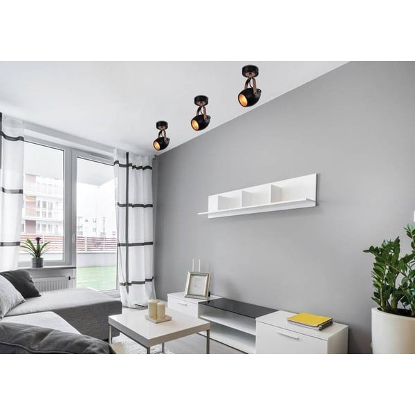 Aplică de perete neagră din metal Anica – Candellux Lighting-image-1