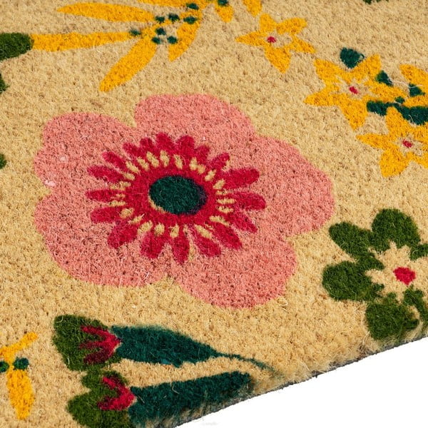 Covoraș de intrare din fibre de nucă de cocos 40x60 cm Flora – Casa Selección-image-2