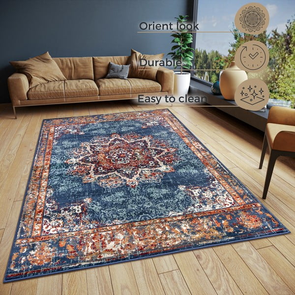 Covor albastru închis 160x235 cm Orient Maderno – Hanse Home-image-4