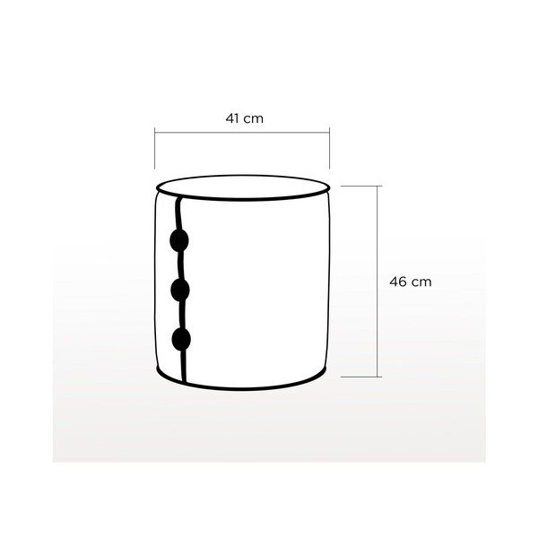 Taburet Dombi Sebastien,Mimar ⌀ 41 cm-image-1