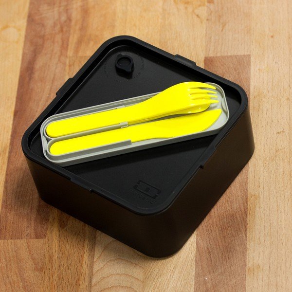 Tacâmuri din plastic galbene Monbento-image-1