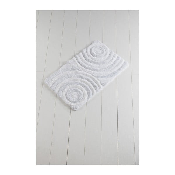 Covoraș baie Confetti Bathmats Wave White, 60 x 100 cm, alb