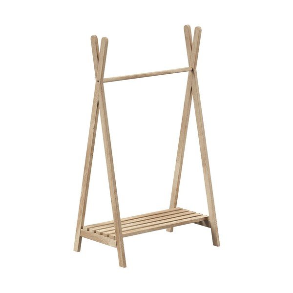 Cuier pentru copii în culoare naturală din lemn de stejar 74x132 cm Forrest – Vipack