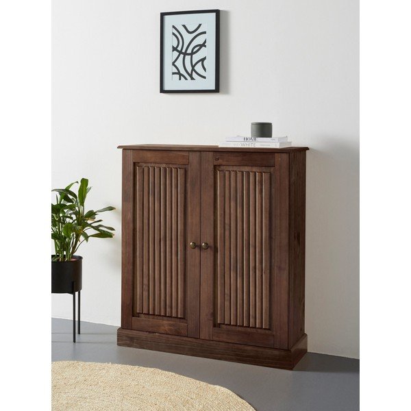 Dulap maro din lemn de pin 100x34 cm Mille – Støraa-image-1
