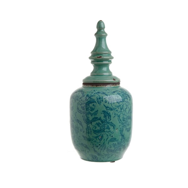 Vază din ceramică cu capac InArt Chloe, 18 x 38,5 cm