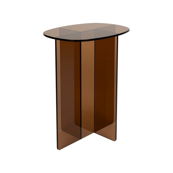 Măsuță auxiliară din sticlă 30x40 cm Linea – Zuiver-image-2