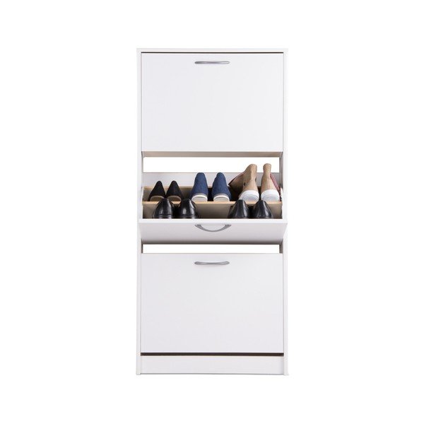 Pantofar cu 3 compartimente Intertrade Mainz, alb-image-1