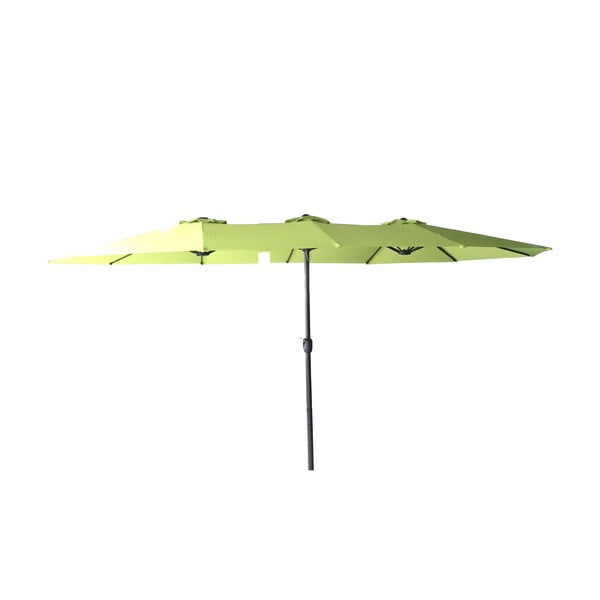 Umbrelă de soare verde 456x270 cm Double - Rojaplast